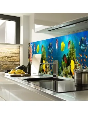 Glas Küchenrückwand 6 mm ESG Motive KRWM-0391