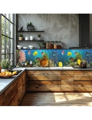 Glas Küchenrückwand 6 mm ESG Motive KRWM-0391