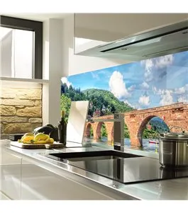 Glas Küchenrückwand 6 mm ESG Motive KRWM-0401