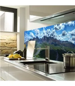 Glas Küchenrückwand 6 mm ESG Motive KRWM-0405