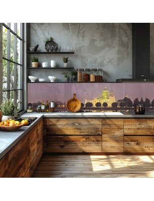 Glas Küchenrückwand 6 mm ESG Motive KRWM-0407