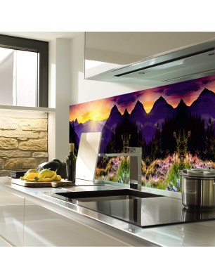 Glas Küchenrückwand 6 mm ESG Motive KRWM-0412