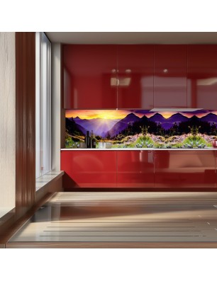 Glas Küchenrückwand 6 mm ESG Motive KRWM-0412