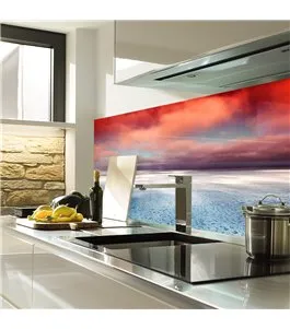 Glas Küchenrückwand 6 mm ESG Motive KRWM-0414