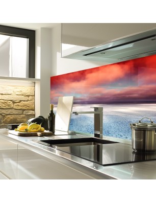 Glas Küchenrückwand 6 mm ESG Motive KRWM-0414