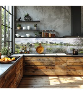 Glas Küchenrückwand 6 mm ESG Motive KRWM-0417