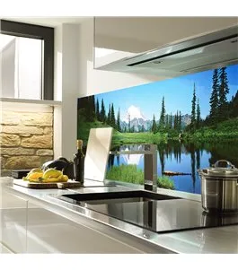 Glas Küchenrückwand 6 mm ESG Motive KRWM-0418