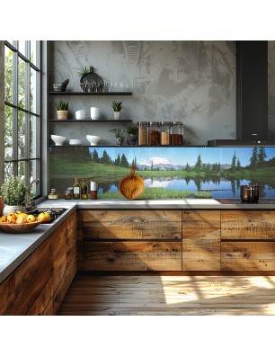 Glas Küchenrückwand 6 mm ESG Motive KRWM-0418