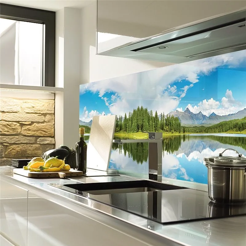 Glas Küchenrückwand 6 mm ESG Motive KRWM-0420