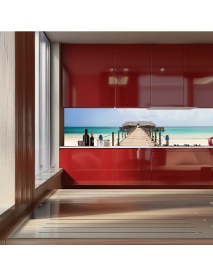 Glas Küchenrückwand 6 mm ESG Motive KRWM-0424