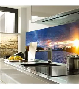 Glas Küchenrückwand 6 mm ESG Motive KRWM-0435