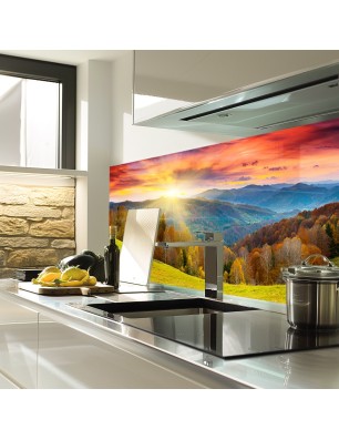Glas Küchenrückwand 6 mm ESG Motive KRWM-0442