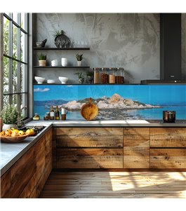 Glas Küchenrückwand 6 mm ESG Motive KRWM-0497