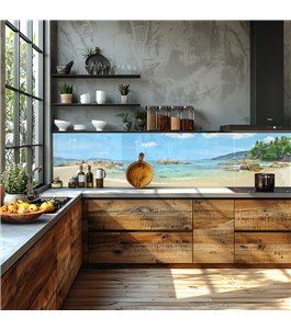 Glas Küchenrückwand 6 mm ESG Motive KRWM-0499