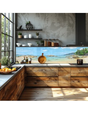 Glas Küchenrückwand 6 mm ESG Motive KRWM-0499