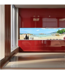 Glas Küchenrückwand 6 mm ESG Motive KRWM-0499