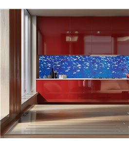 Glas Küchenrückwand 6 mm ESG Motive KRWM-0514