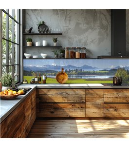 Glas Küchenrückwand 6 mm ESG Motive KRWM-0516