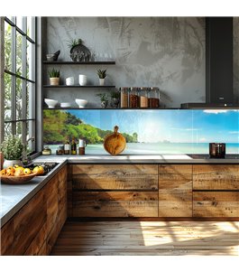 Glas Küchenrückwand 6 mm ESG Motive KRWM-0519