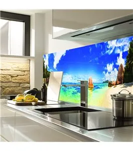 Glas Küchenrückwand 6 mm ESG Motive KRWM-0525