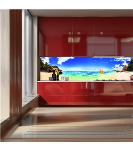 Glas Küchenrückwand 6 mm ESG Motive KRWM-0525