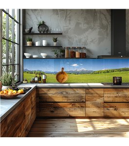 Glas Küchenrückwand 6 mm ESG Motive KRWM-0526