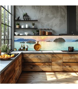 Glas Küchenrückwand 6 mm ESG Motive KRWM-0529