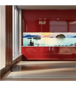 Glas Küchenrückwand 6 mm ESG Motive KRWM-0529