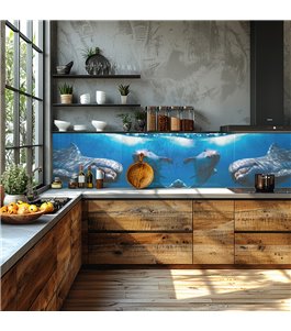 Glas Küchenrückwand 6 mm ESG Motive KRWM-0532