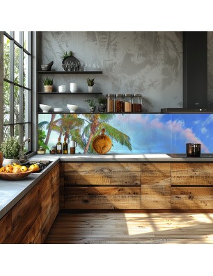 Glas Küchenrückwand 6 mm ESG Motive KRWM-0534