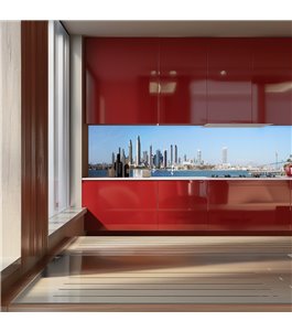 Glas Küchenrückwand 6 mm ESG Motive KRWM-0535