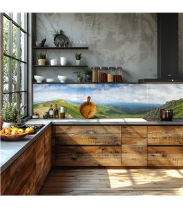 Glas Küchenrückwand 6 mm ESG Motive KRWM-0538