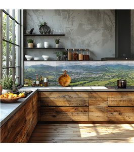 Glas Küchenrückwand 6 mm ESG Motive KRWM-0545