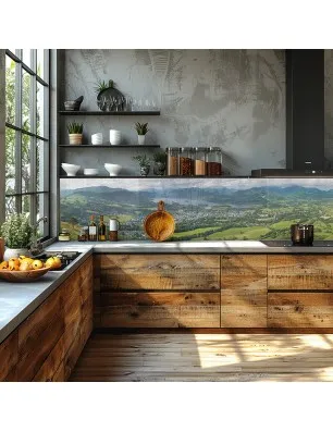 Glas Küchenrückwand 6 mm ESG Motive KRWM-0545