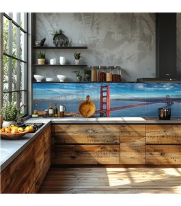 Glas Küchenrückwand 6 mm ESG Motive KRWM-0546