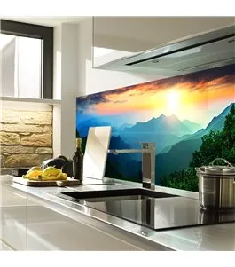 Glas Küchenrückwand 6 mm ESG Motive KRWM-0547