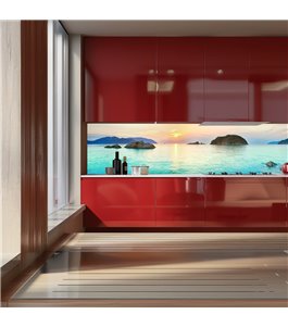 Glas Küchenrückwand 6 mm ESG Motive KRWM-0548
