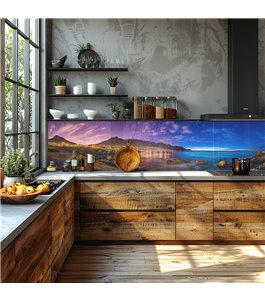 Glas Küchenrückwand 6 mm ESG Motive KRWM-0555