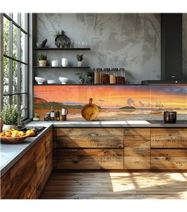 Glas Küchenrückwand 6 mm ESG Motive KRWM-0560