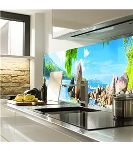 Glas Küchenrückwand 6 mm ESG Motive KRWM-0563