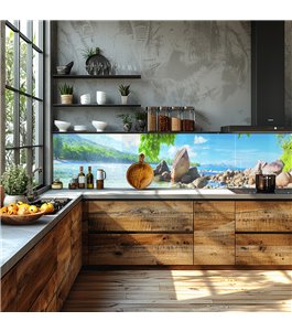 Glas Küchenrückwand 6 mm ESG Motive KRWM-0563