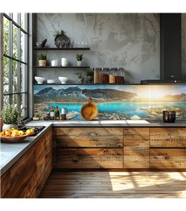 Glas Küchenrückwand 6 mm ESG Motive KRWM-0566