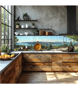 Glas Küchenrückwand 6 mm ESG Motive KRWM-0570