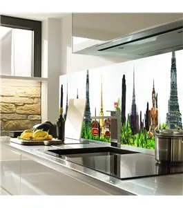 Glas Küchenrückwand 6 mm ESG Motive KRWM-0574