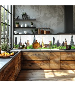 Glas Küchenrückwand 6 mm ESG Motive KRWM-0574