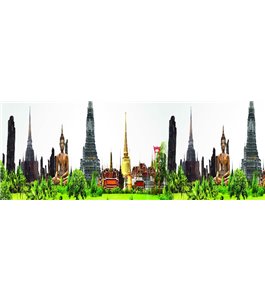 Glas Küchenrückwand 6 mm ESG Motive KRWM-0574