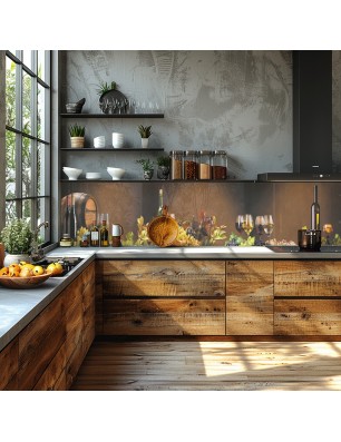 Glas Küchenrückwand 6 mm ESG Motive KRWM-0576