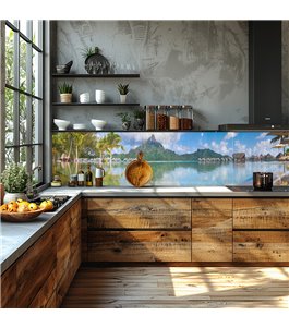 Glas Küchenrückwand 6 mm ESG Motive KRWM-0587