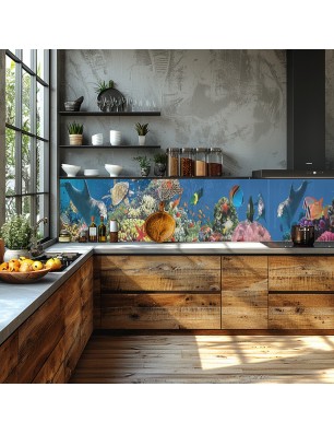 Glas Küchenrückwand 6 mm ESG Motive KRWM-0588