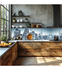 Glas Küchenrückwand 6 mm ESG Motive KRWM-0603